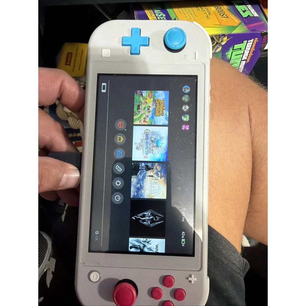 Nintendo Switch Lite Zacian Zamazenta Pokemon Edition Console OEM Charger